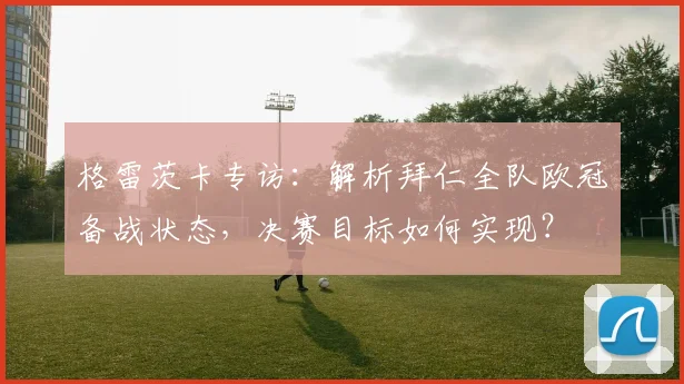 格雷茨卡专访：解析拜仁全队欧冠备战状态，决赛目标如何实现？
